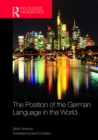 The Position of the German Language in the World - eBook