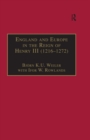 England and Europe in the Reign of Henry III (1216-1272) - eBook