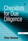 Checklists for Due Diligence - eBook
