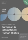 Core Documents on European and International Human Rights 2019-20 - Book