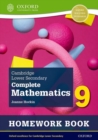 Cambridge Lower Secondary Complete Mathematics 9: Homework Book - Pack of 15 (Second Edition) - Book