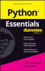 Python Essentials For Dummies - Book