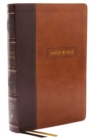 KJV Holy Bible with 73,000 Center-Column Cross References, Brown Leathersoft, Red Letter, Comfort Print: King James Version - Book