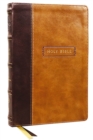 KJV Holy Bible with Apocrypha and 73,000 Center-Column Cross References, Brown Leathersoft, Red Letter, Comfort Print (Thumb Indexed): King James Version - Book
