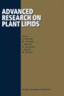 Advanced Research on Plant Lipids - Book
