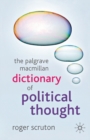 The Palgrave Macmillan Dictionary of Political Thought - Book