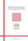 Child Emotional Security and Interparental Conflict - Book