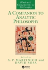 A Companion to Analytic Philosophy - Book