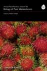 Annual Plant Reviews, Biology of Plant Metabolomics - Book