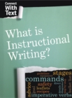 What is Instructional Writing? - eBook