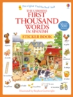 First Thousand Words in Spanish Sticker Book - Book