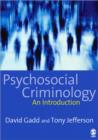 Psychosocial Criminology - Book