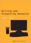 Writing and Presenting Research - Book
