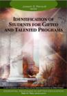 Identification of Students for Gifted and Talented Programs - Book