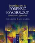 Introduction to Forensic Psychology : Research and Application - Book