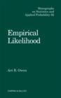 Empirical Likelihood - eBook