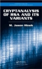 Cryptanalysis of RSA and Its Variants - Book