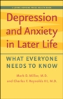 Depression and Anxiety in Later Life - eBook