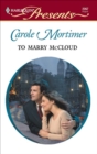 To Marry Mccloud - eBook