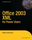 Office 2003 XML for Power Users - eBook