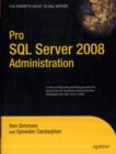 Pro SQL Server 2008 Administration - Book