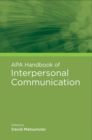 APA Handbook of Interpersonal Communication - Book