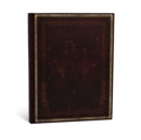 Black Moroccan (Old Leather Collection) Ultra Lined Hardcover Journal - Book