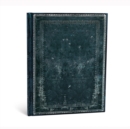 Midnight Steel Ultra Lined Hardcover Journal (Elastic Band Closure) - Book