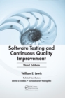 Software Testing and Continuous Quality Improvement - eBook