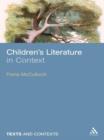 Children's Literature in Context - eBook