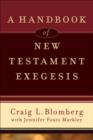 A Handbook of New Testament Exegesis - eBook