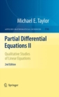 Partial Differential Equations II : Qualitative Studies of Linear Equations - eBook