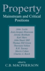 Property : Mainstream and Critical Positions - eBook