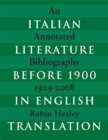 Italian Literature before 1900 in English Translation - Book