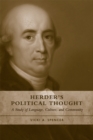 Herder's Political Thought : A Study on Language, Culture and Community - Book