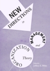 None New Directions in Management and Organization Theory - eBook