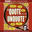 Quote... Unquote : Highlights from the acclaimed BBC Radio 4 panel show - eAudiobook