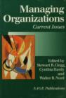 Managing Organizations : Current Issues - eBook