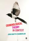 Criminological Theory in Context - Book