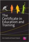 The Certificate in Education and Training - Book