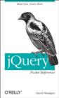 jQuery Pocket Reference - Book