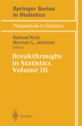 Breakthroughs in Statistics - eBook