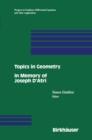 Topics in Geometry : In Memory of Joseph D'Atri - eBook
