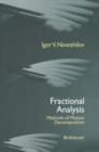 Fractional Analysis : Methods of Motion Decomposition - Book