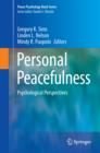 Personal Peacefulness : Psychological Perspectives - eBook