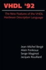 VHDL'92 : The New Features of the VHDL Hardware Description Language - eBook