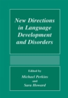 New Directions In Language Development And Disorders - eBook