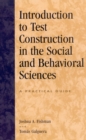 Introduction to Test Construction in the Social and Behavioral Sciences : A Practical Guide - eBook