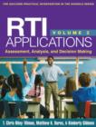 RTI Applications, Volume 2 : Assessment, Analysis, and Decision Making - Book