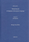 Syriac Orthography (A Grammar of the Syriac Language, Volume 1) - Book